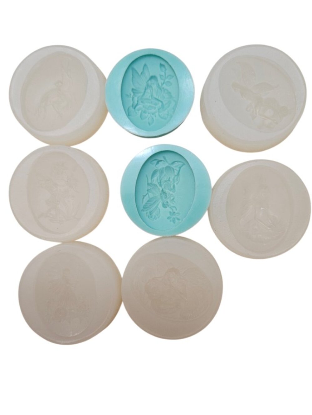 Set of 8 Different Fairy Mini Silicone Molds